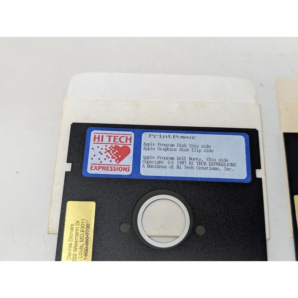 Apple II Basic Skills Disk Duncan Institute Software Hi Tech Expressions Print 2